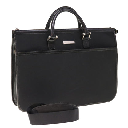Burberry Hand Bag Nylon Black Auth ac2627