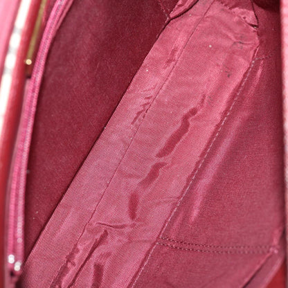 Burberry Nova Check Shoulder Bag Canvas Red Auth ac2926