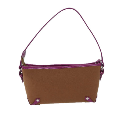 Burberry Blue Label Shoulder Bag Canvas 2way Brown Auth ac2940