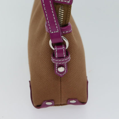 Burberry Blue Label Shoulder Bag Canvas 2way Brown Auth ac2940
