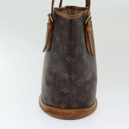 LOUIS VUITTON Monogram Bucket PM Shoulder Bag M42238 LV Auth ac3132