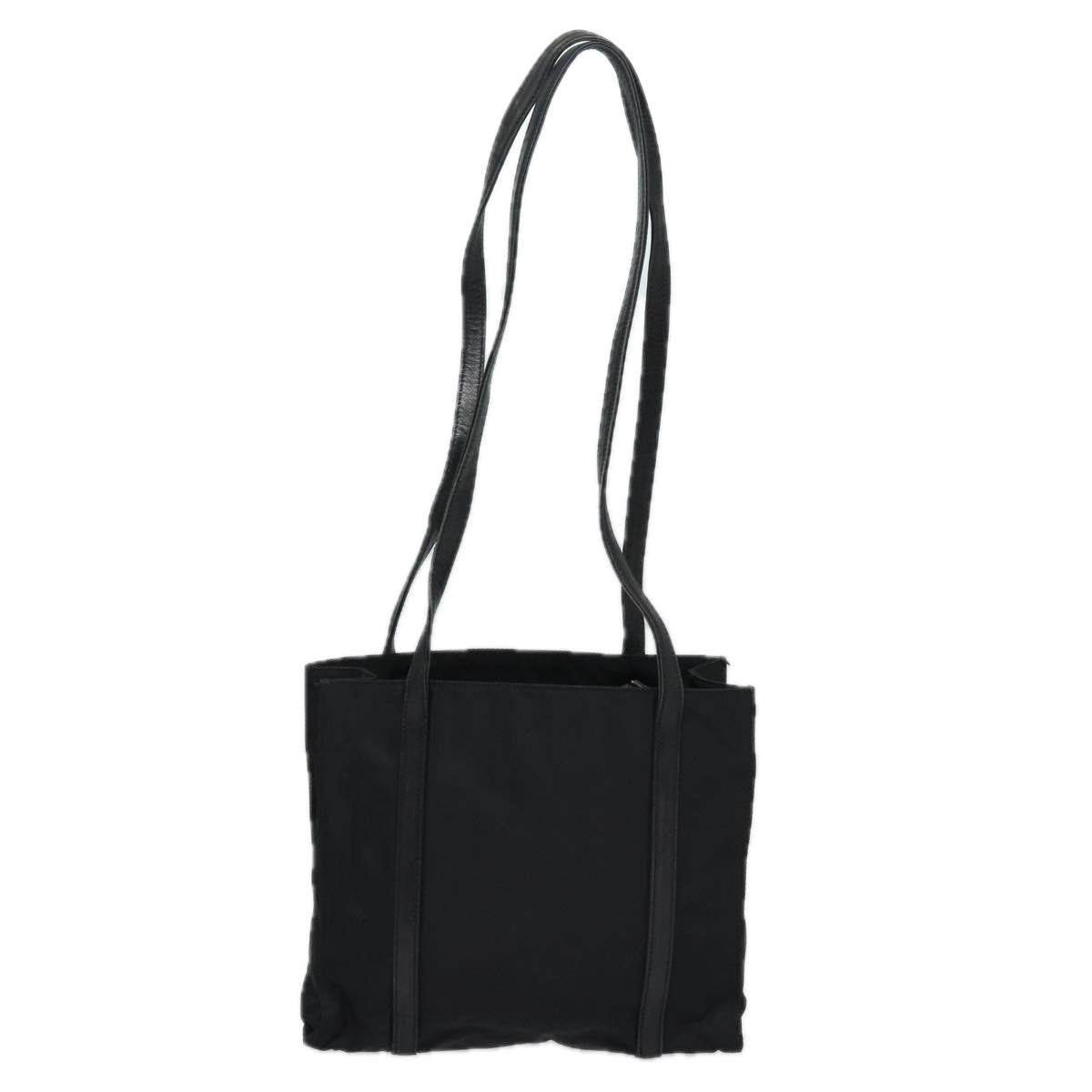 PRADA Shoulder Bag Nylon Black Auth ac3142