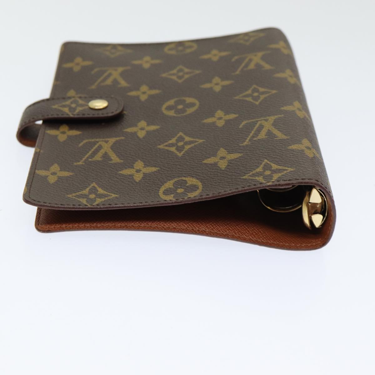LOUIS VUITTON Monogram Agenda MM Day Planner Cover R20105 LV Auth ac3152