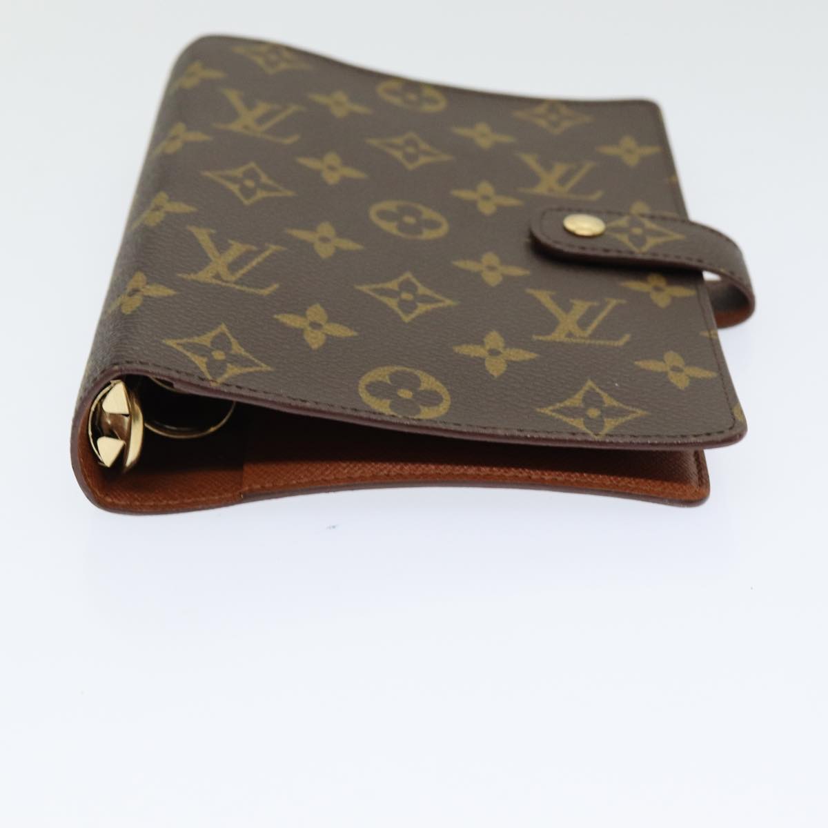 LOUIS VUITTON Monogram Agenda MM Day Planner Cover R20105 LV Auth ac3152