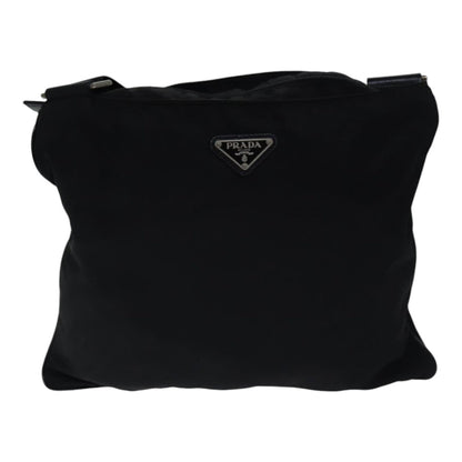 PRADA Shoulder Bag Nylon Black Auth ac3248