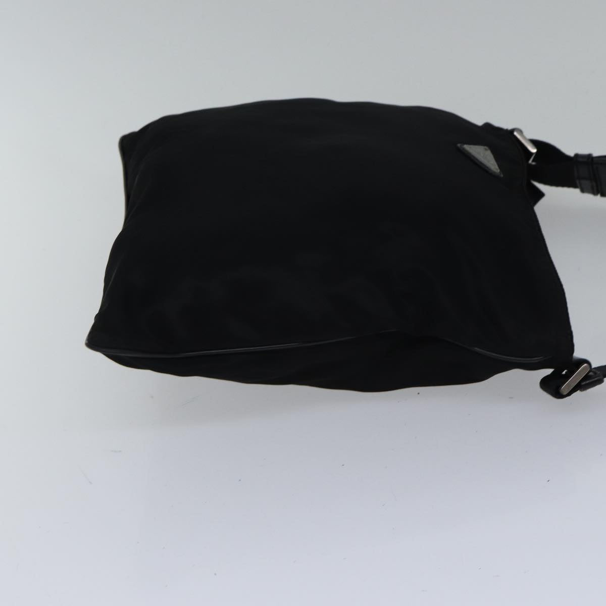 PRADA Shoulder Bag Nylon Black Auth ac3248