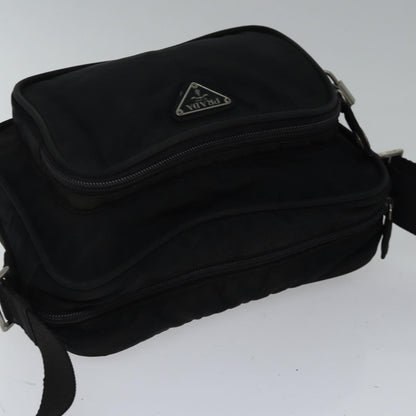 PRADA Shoulder Bag Nylon Black Auth ac3249