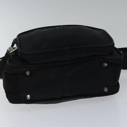 PRADA Shoulder Bag Nylon Black Auth ac3249