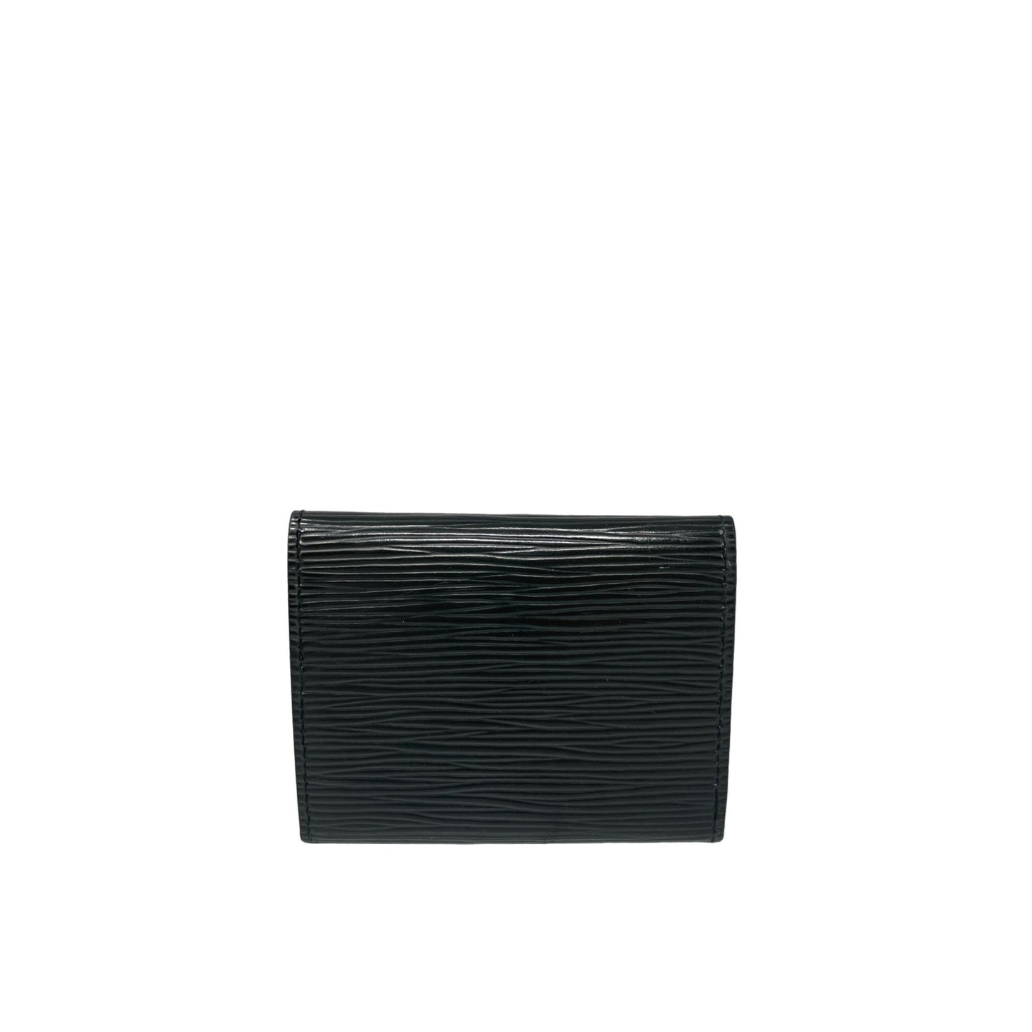 LOUIS VUITTON Louis Vuitton Epi Leather Card Case - Black