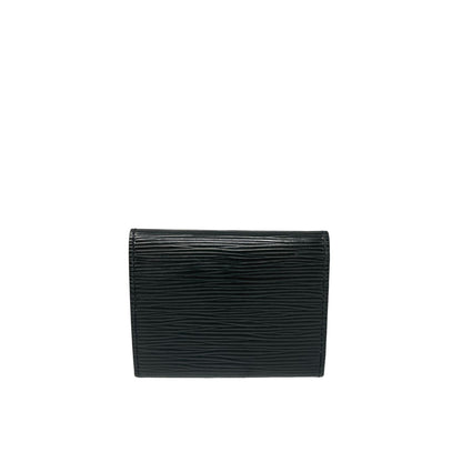 LOUIS VUITTON Louis Vuitton Epi Leather Card Case - Black