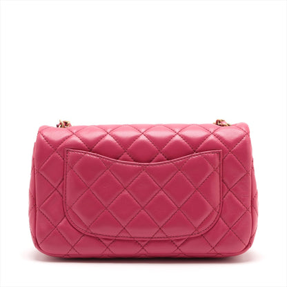 Chanel Mini Matrasse 20  Single Chain Bag Coco Ball Pink Gold