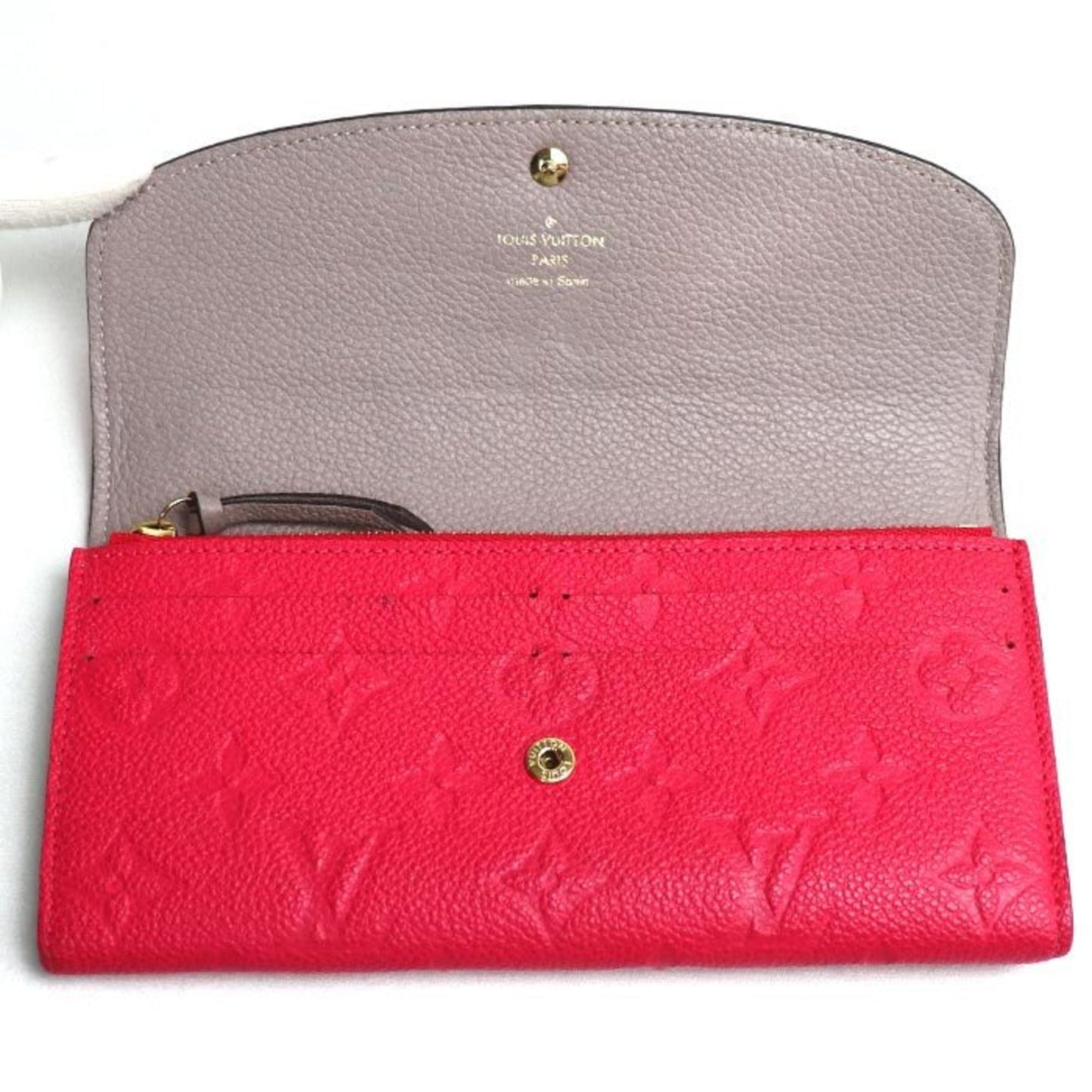 Louis Vuitton Monogram Empreinte  Monogram Empreinte Long Wallet (Bi-Fold)