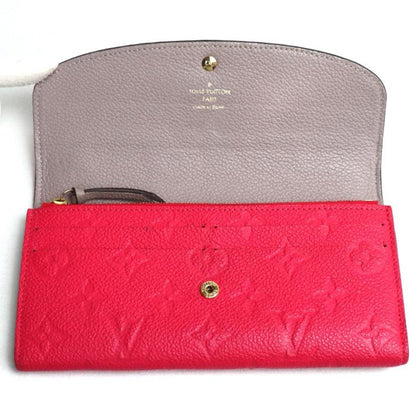 Louis Vuitton Monogram Empreinte  Monogram Empreinte Long Wallet (Bi-Fold)