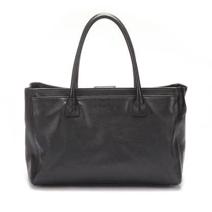 Chanel CC Executive Cerf Tote Leather Tote Bag in Good condition