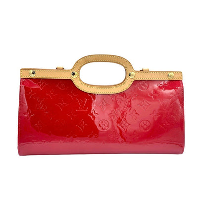 Louis Vuitton Red Monogram Vernis Roxbury Drive Bag