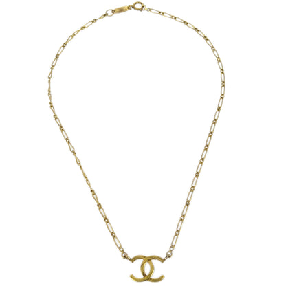 Chanel Bag Chain Pendant Necklace Gold