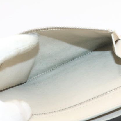 Celine Large Strap Wallet Leather Black  ai152