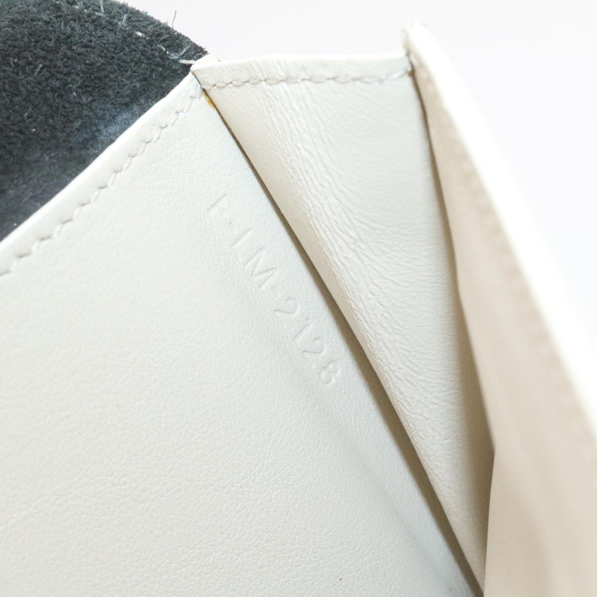 Celine Large Strap Wallet Leather Black  ai152