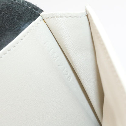 Celine Large Strap Wallet Leather Black  ai152