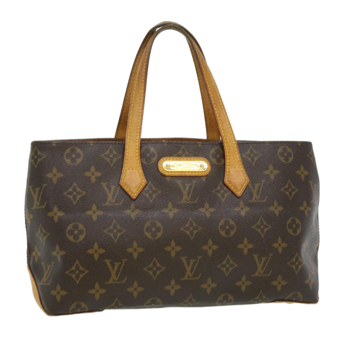 LOUIS VUITTON Monogram Wilshire PM Hand Bag M40595 LV ai471