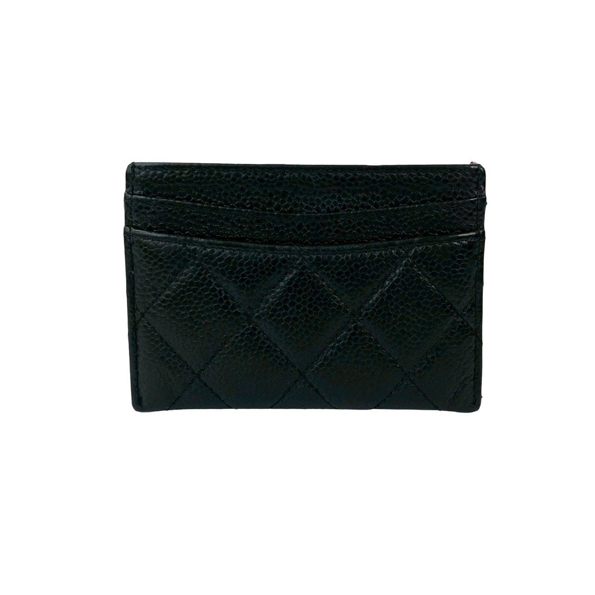Chanel Matelassé Caviar Leather Card Case