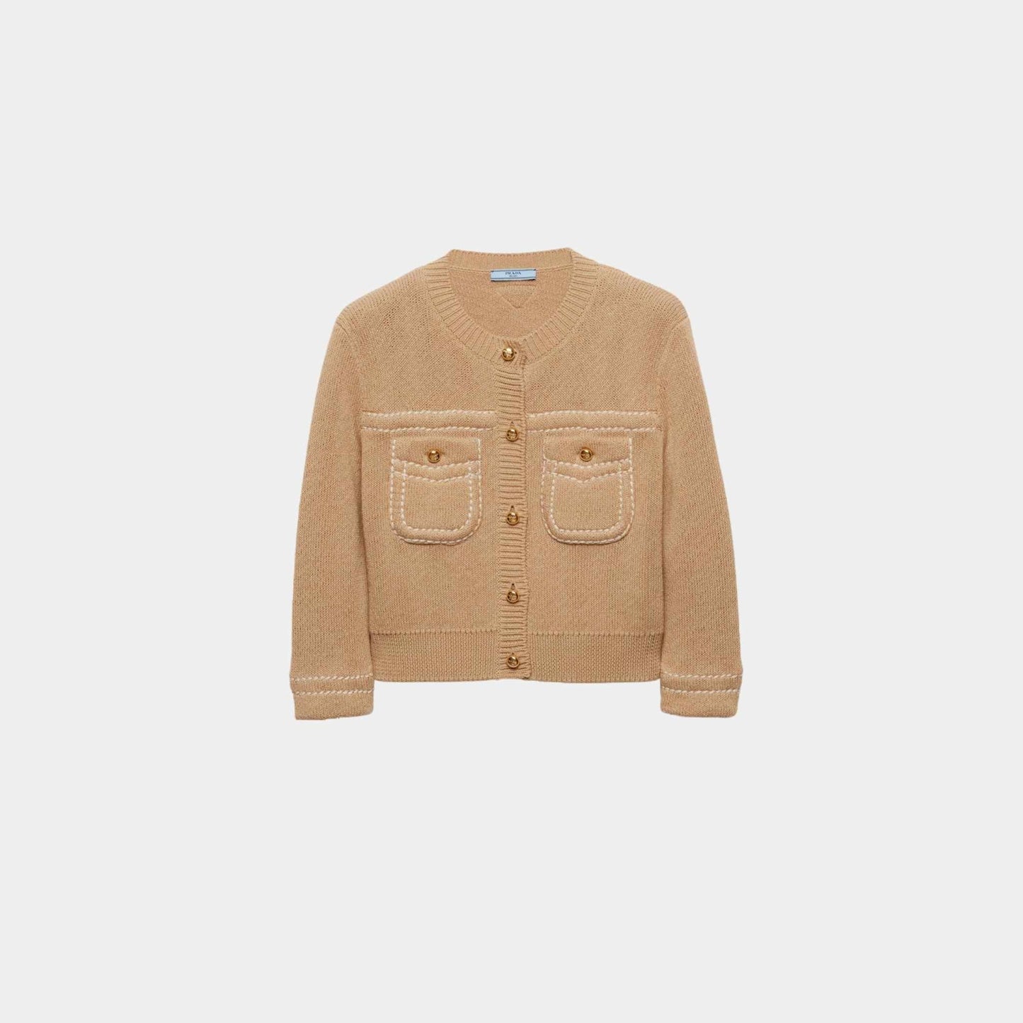 Albino White Cotton Cardigan