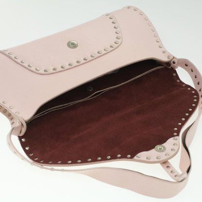 Celine Studs Shoulder Bag Leather Pink CE00/23  am3799