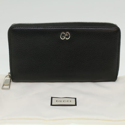 GUCCI Long Wallet Leather Black 473928  am3822