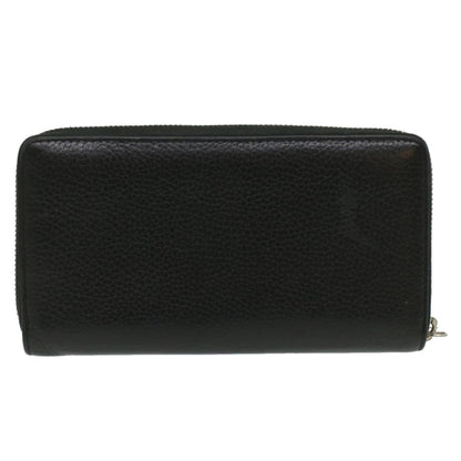 GUCCI Long Wallet Leather Black 473928  am3822