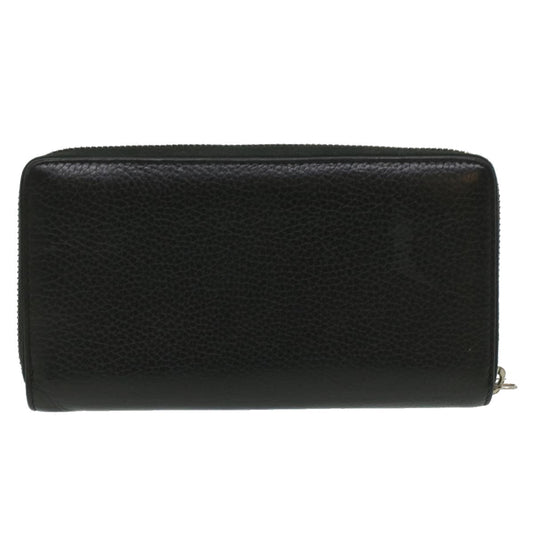 GUCCI Long Wallet Leather Black 473928  am3822