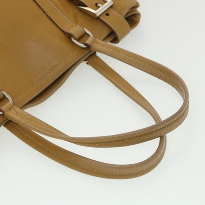 Prada Shoulder Bag Leather Brown  am3914