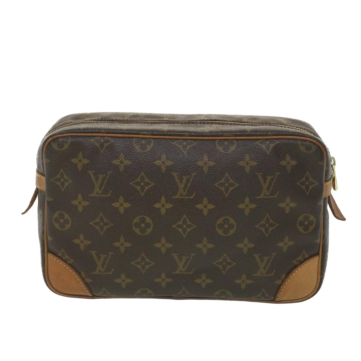 LOUIS VUITTON Monogram Compiegne 28 Clutch Bag M51845 LV am4038