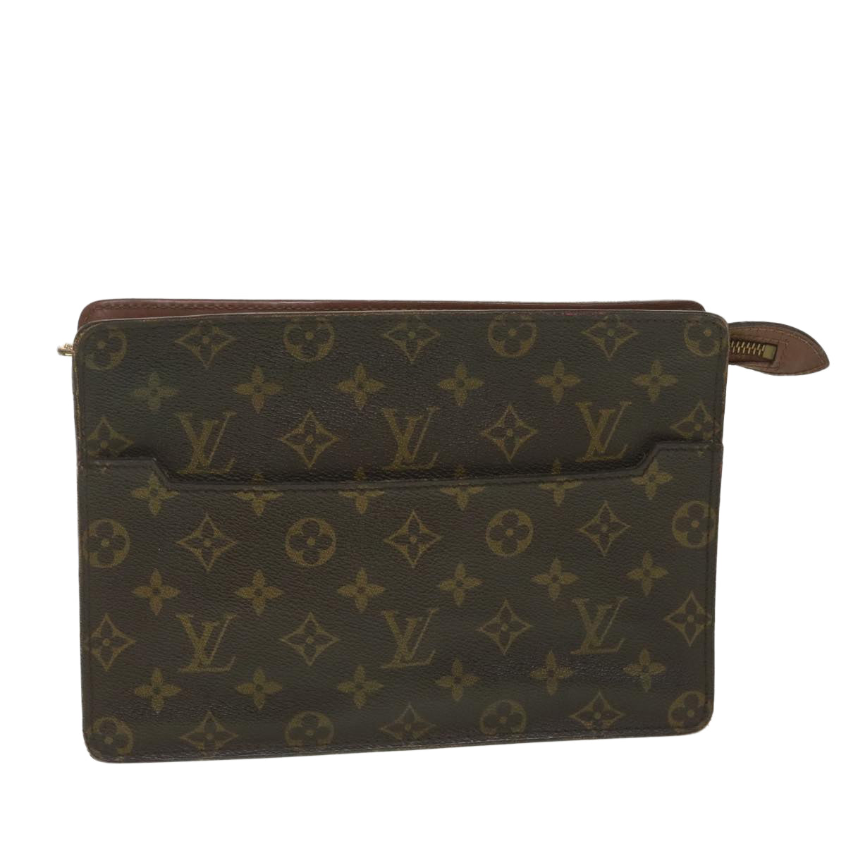 LOUIS VUITTON Monogram Pochette Homme Clutch Bag M51795 LV am4041
