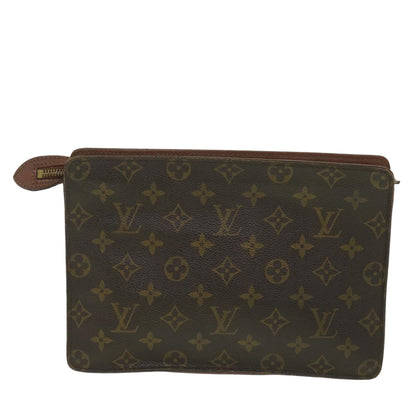 LOUIS VUITTON Monogram Pochette Homme Clutch Bag M51795 LV am4041