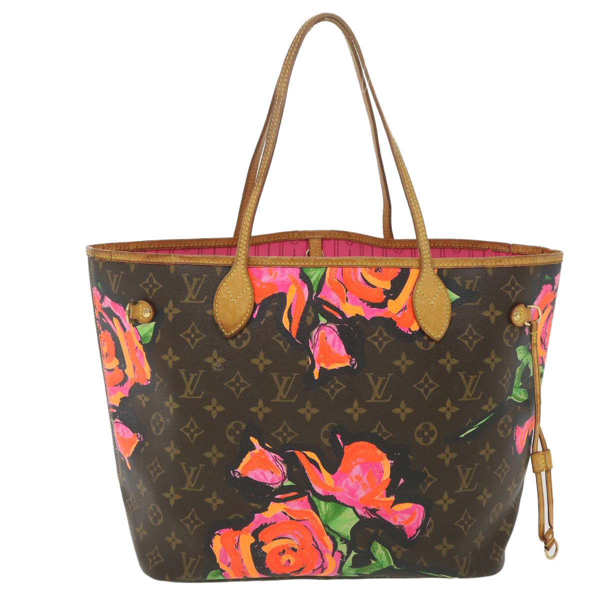 LOUIS VUITTON Monogram Rose Neverfull MM Tote Bag M48613 LV am4043
