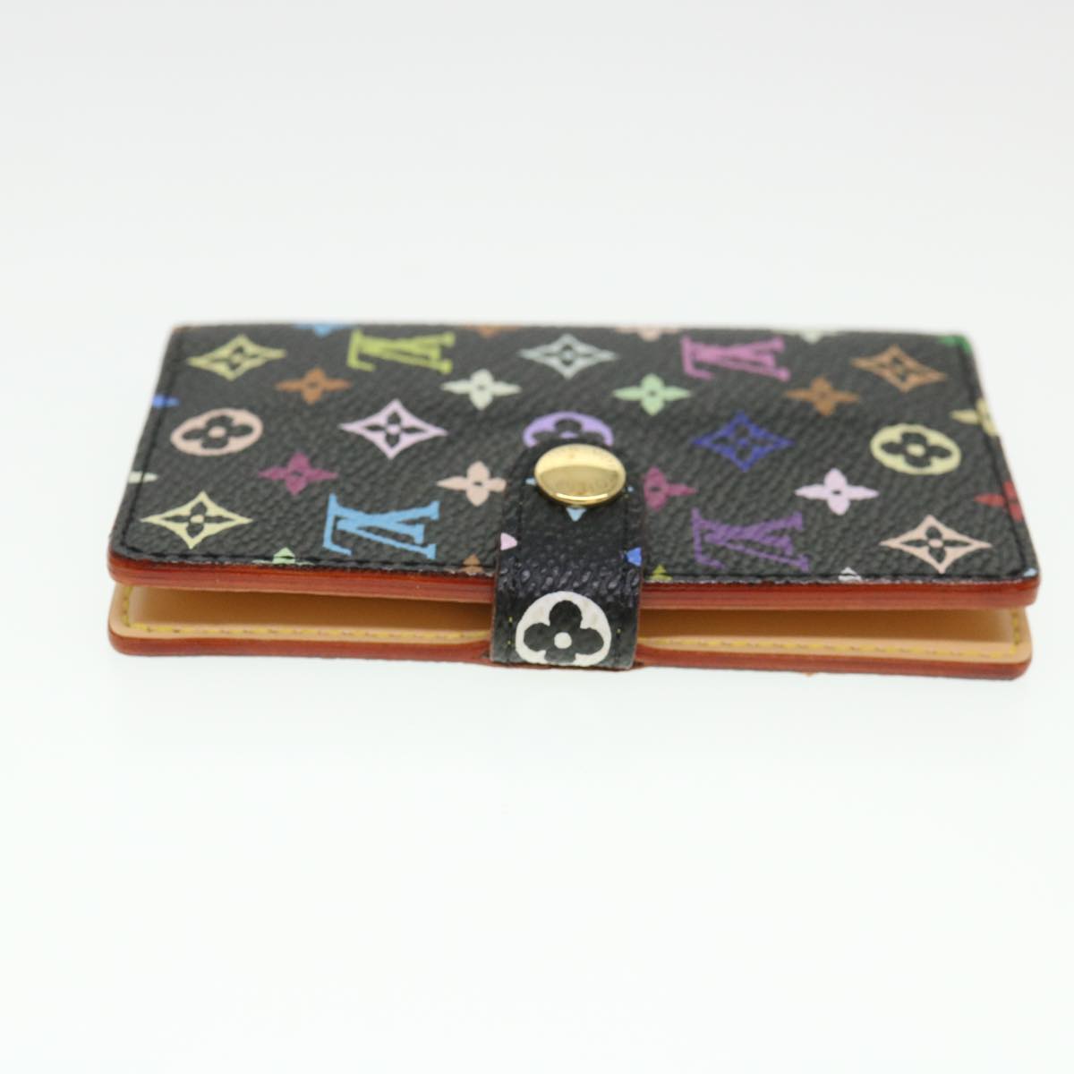 LOUIS VUITTON Multicolor Carnet de Val Mini Agenda Black M92652 LV am4066