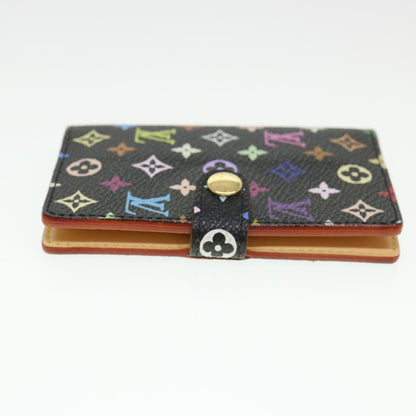 LOUIS VUITTON Multicolor Carnet de Val Mini Agenda Black M92652 LV am4066