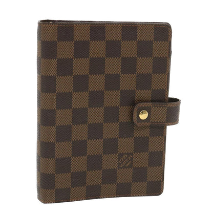 LOUIS VUITTON Damier Ebene Agenda MM Day Planner Cover R20240 LV am4069