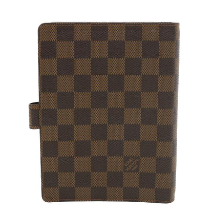 LOUIS VUITTON Damier Ebene Agenda MM Day Planner Cover R20240 LV am4069