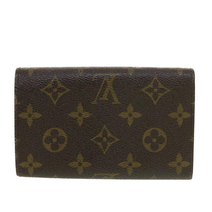 LOUIS VUITTON Monogram Porte Monnaie Billets Tresor Wallet M61730 LV am4096