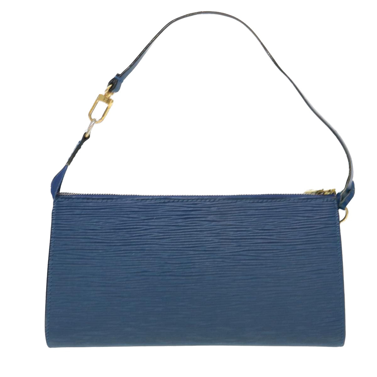 LOUIS VUITTON Epi Pochette Accessoires Pouch Blue M52985 LV am4124