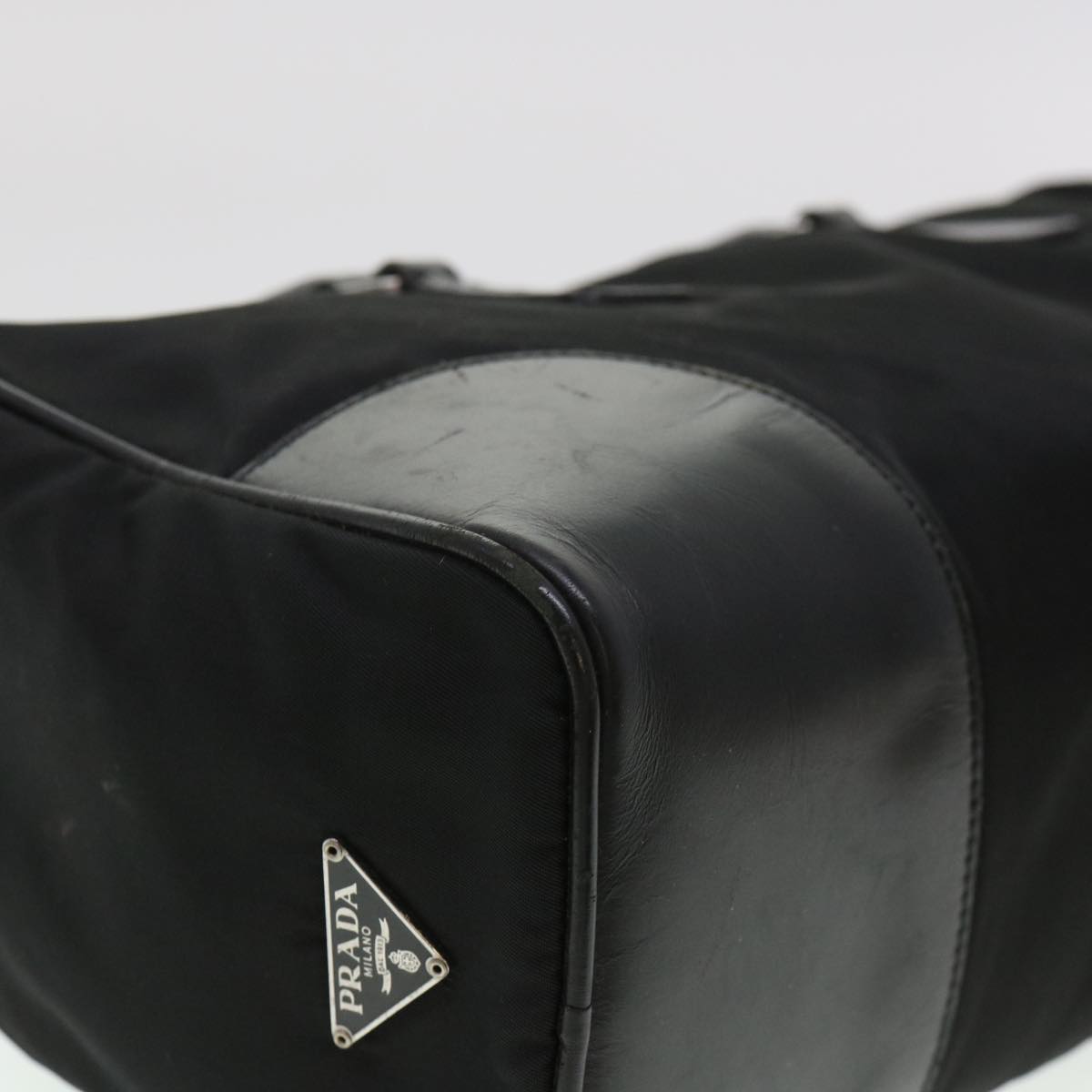 Prada Shoulder Bag Nylon Black  am4126