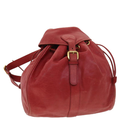 Gucci Backpack Leather Red 003580008  am4132