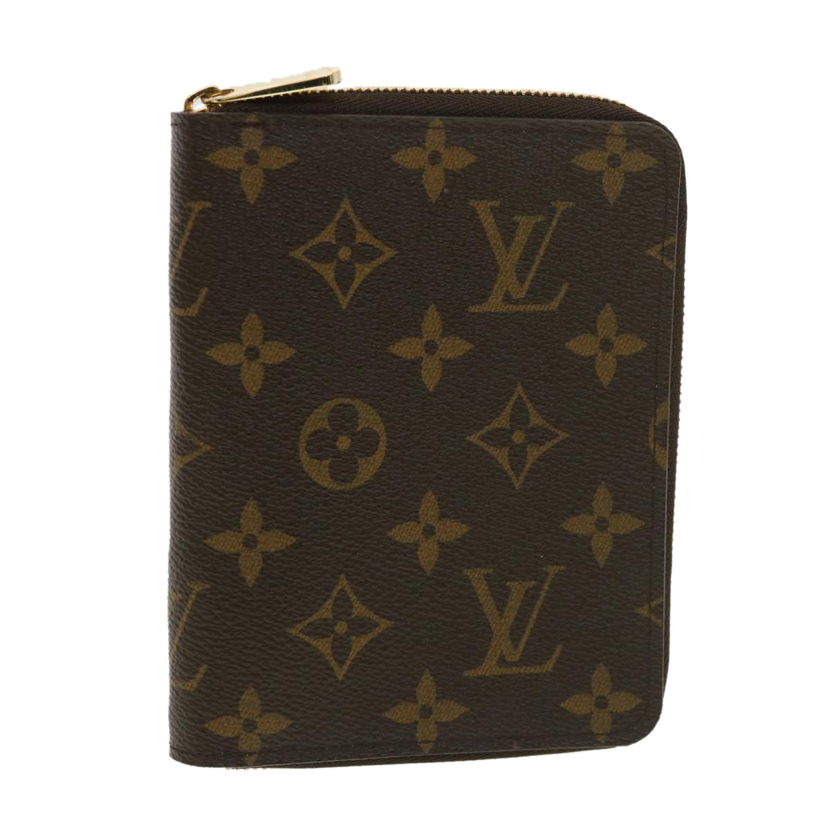 LOUIS VUITTON Monogram Couverture Passport Zip M66501 LV am4147A