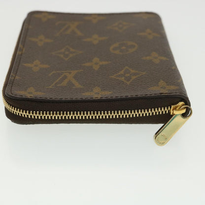 LOUIS VUITTON Monogram Couverture Passport Zip M66501 LV am4147A
