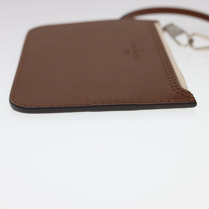 LOUIS VUITTON Mahina PM Pouch Leather Brown LV am4164