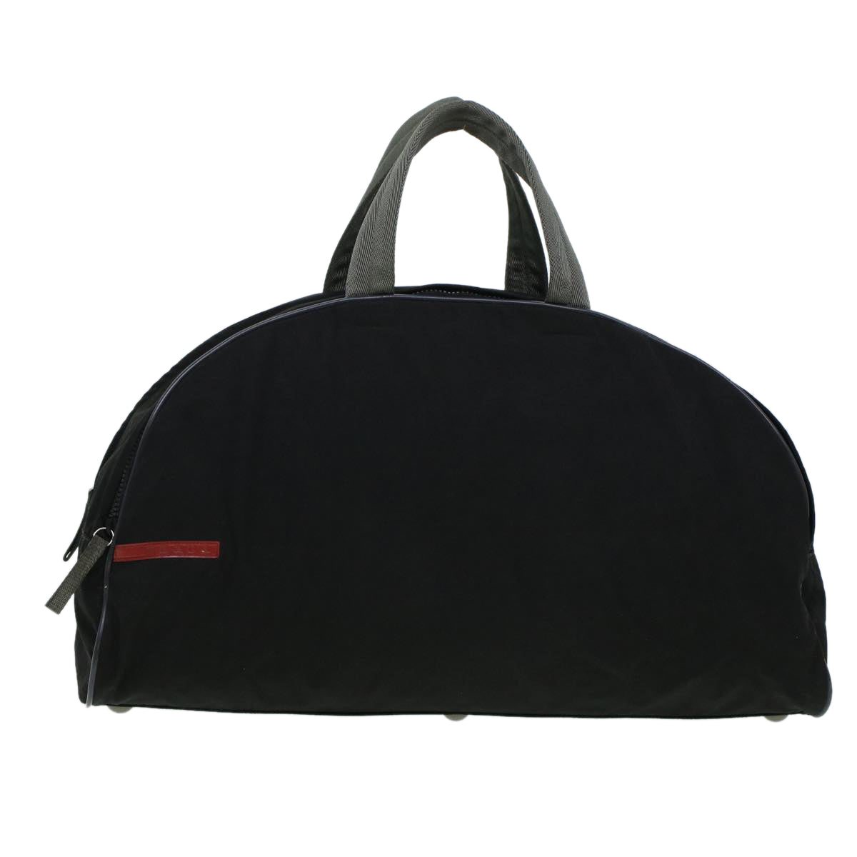 Prada Boston Bag Nylon Black  am4338