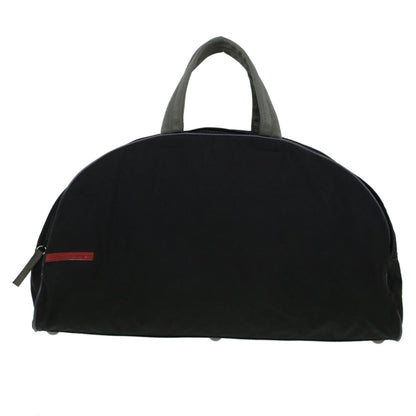 Prada Boston Bag Nylon Black  am4338