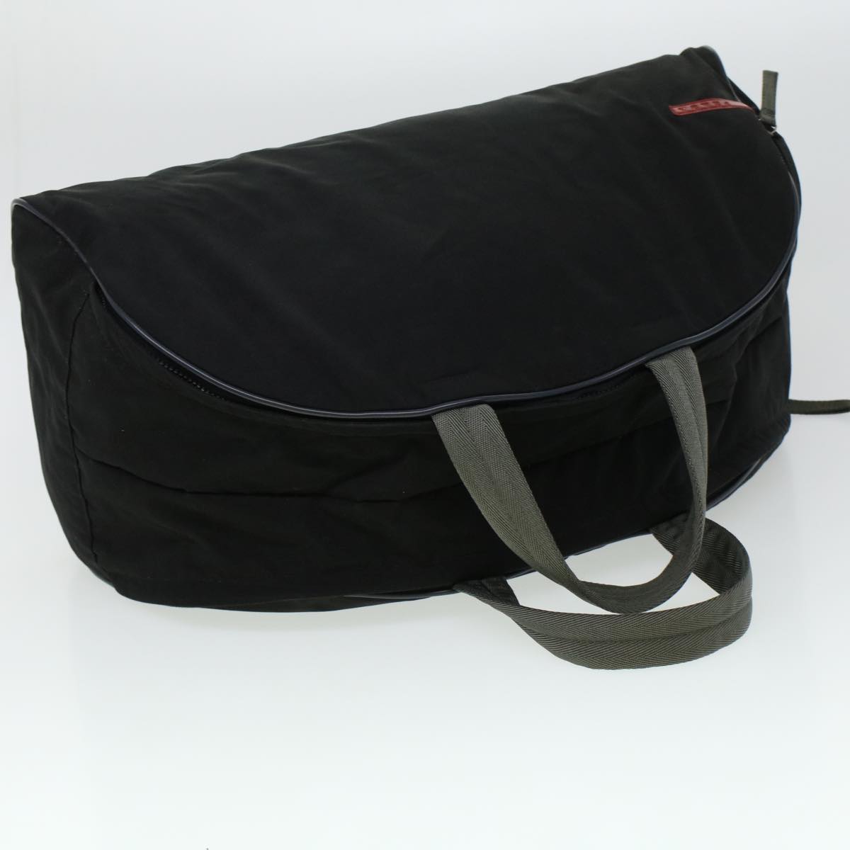 Prada Boston Bag Nylon Black  am4338