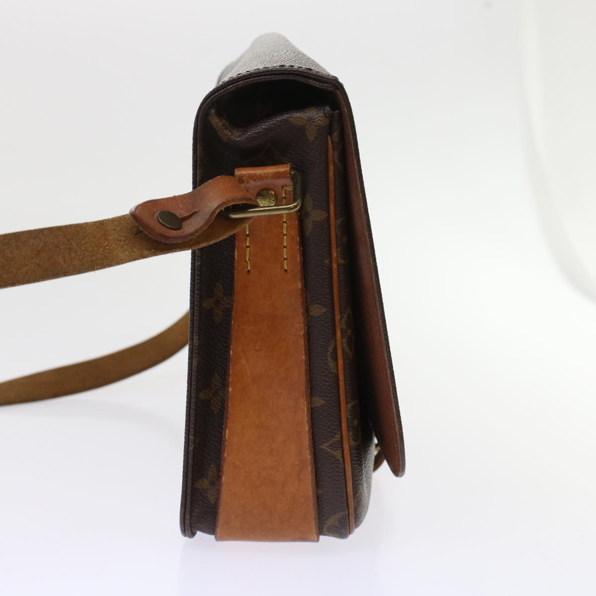 LOUIS VUITTON Monogram Cartouchiere GM Shoulder Bag M51252 LV  am4526